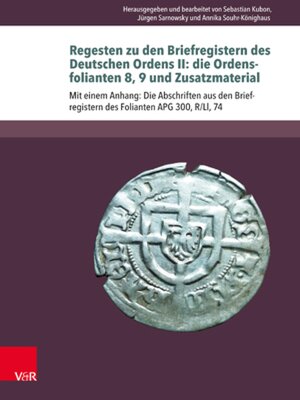 cover image of Regesten zu den Briefregistern des Deutschen Ordens II